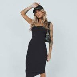 Princess Polly Deme Black Maxi Dress